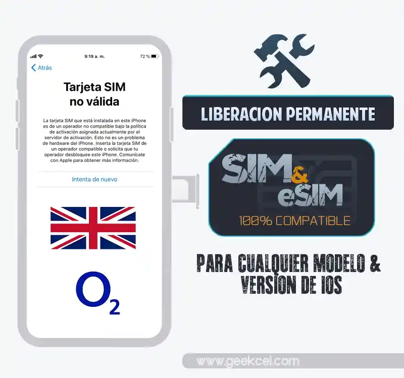 Libera iPhone por IMEI O2 UK Libera iPhone por IMEI O2 UK