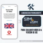 Libera iPhone por IMEI Vodafone UK