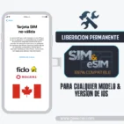 Libera iPhone por IMEI Rogers Fido Canada