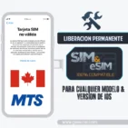 Libera iPhone por IMEI MTS Canada