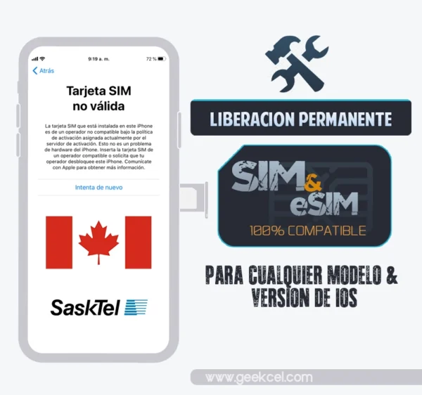 Libera iPhone por IMEI Sasktel Canada copia