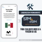 Libera iPhone por IMEI Movistar Mexico