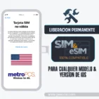 Libera iPhone por IMEI Metro PCS USA