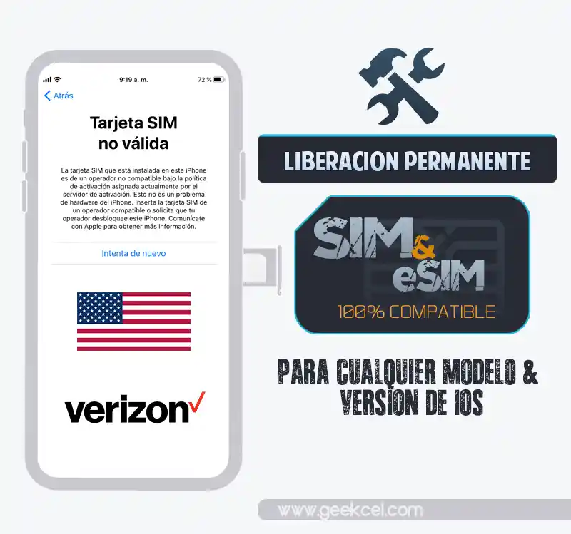 Libera iPhone por IMEI Verizon USA Libera iPhone por IMEI Verizon USA