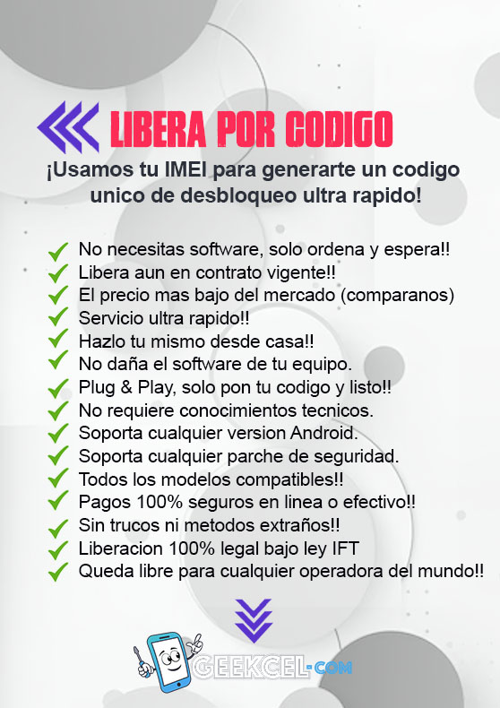 Libera por codigo Unlock By IME Libera por codigo Unlock By IME